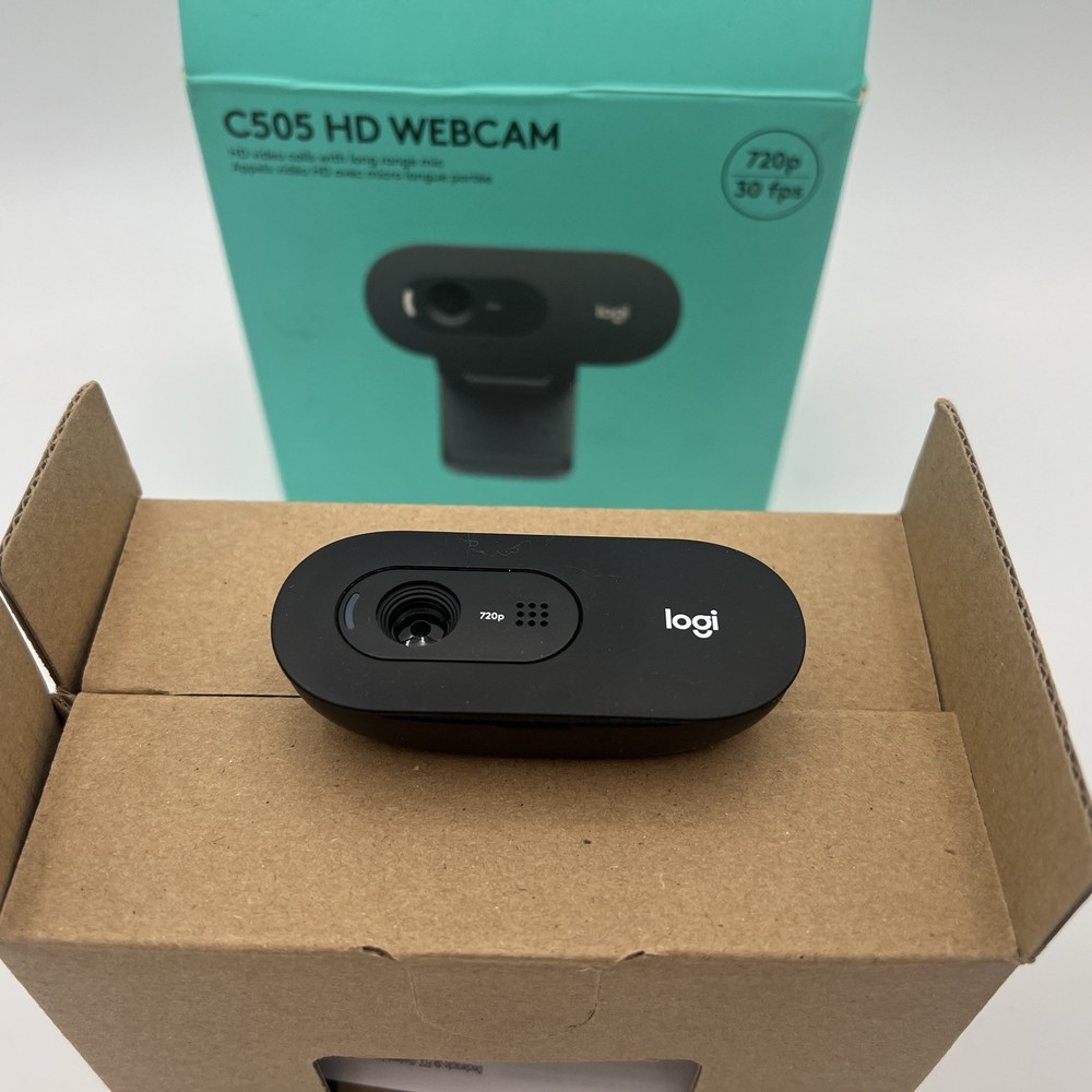 Logitech C505e HD 720p Business Webcam Black USB