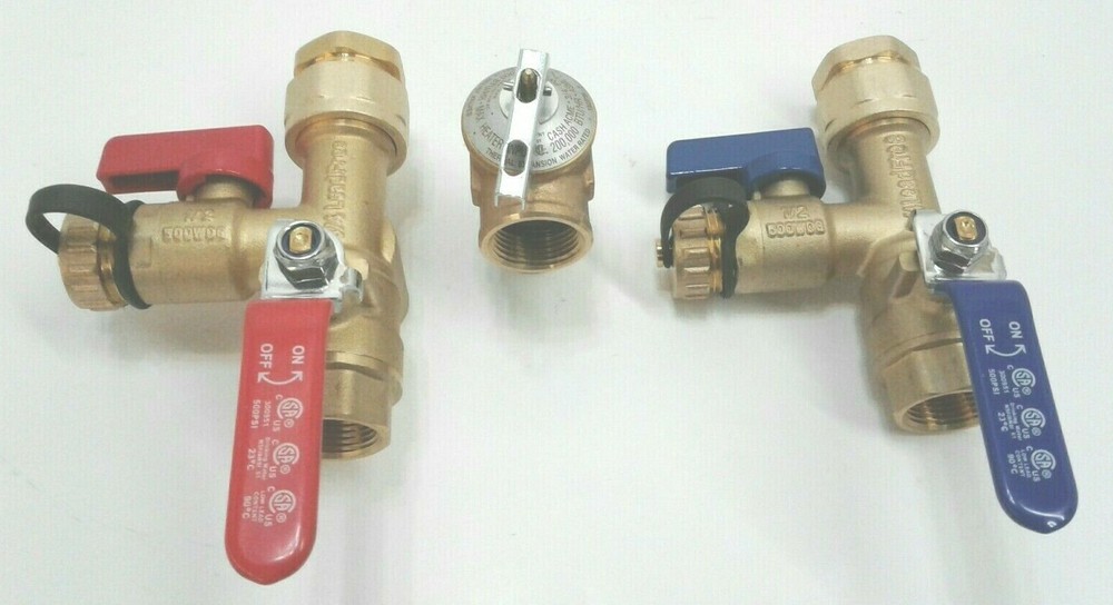 RINNAI MIVK-T-LW-2 MATSUI TANKLESS ISOLATION VALVE KIT 3/4" THREADED