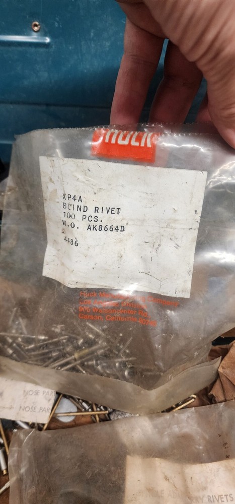 Boston Pneumatic Rivet Puller & Accessories Lot With Box