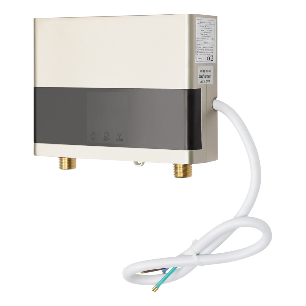 Mini Electric Tankless Hot Water Heater Constant Temperature Remote Control 110V