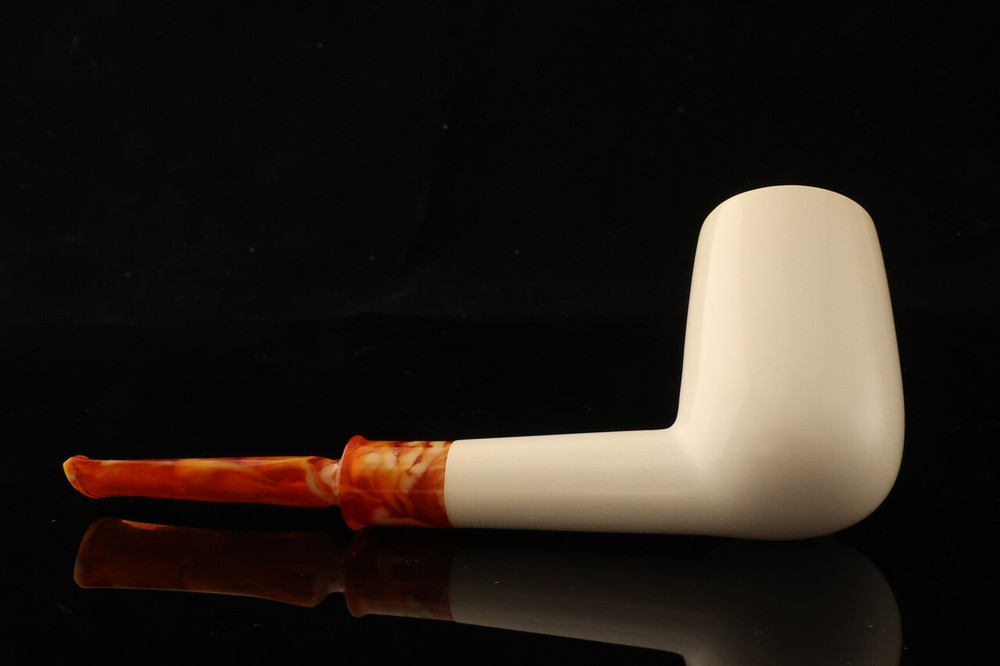 King Size Billiard Block Meerschaum Pipe with case 15068