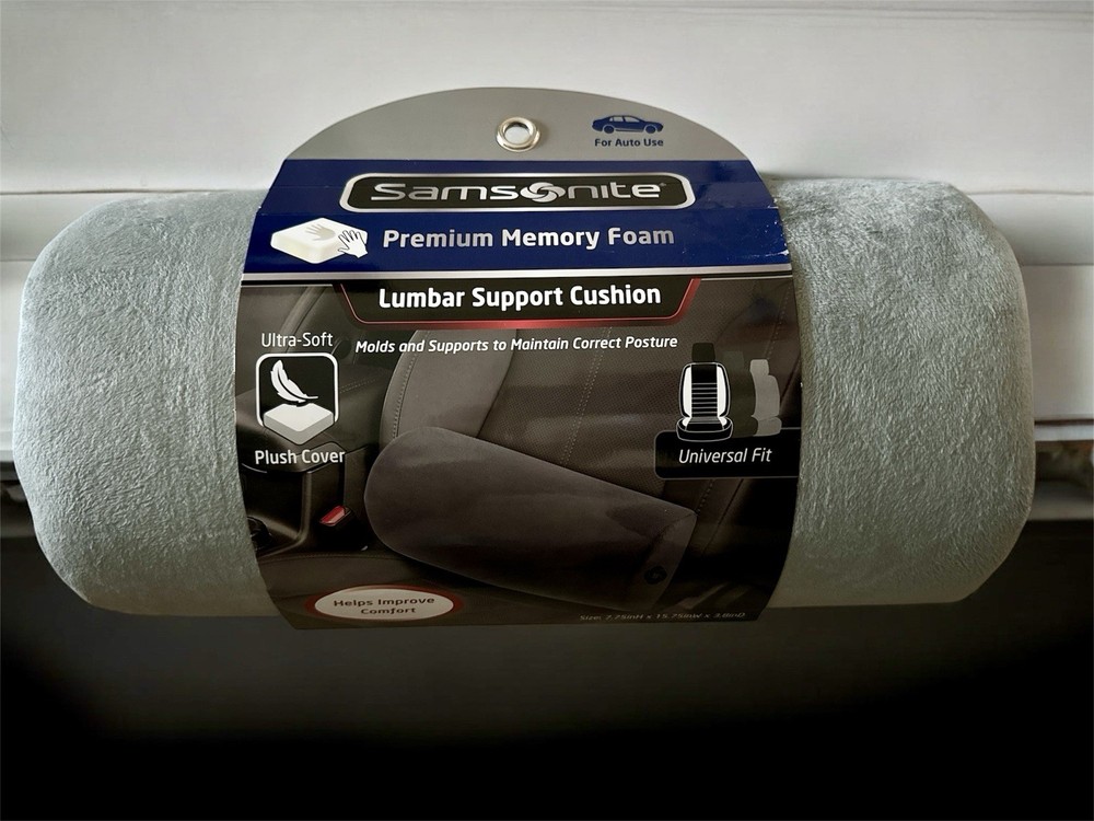 Samsonite Premium Memory Foam Molds & Supports To Maintain Correct Posture ✅