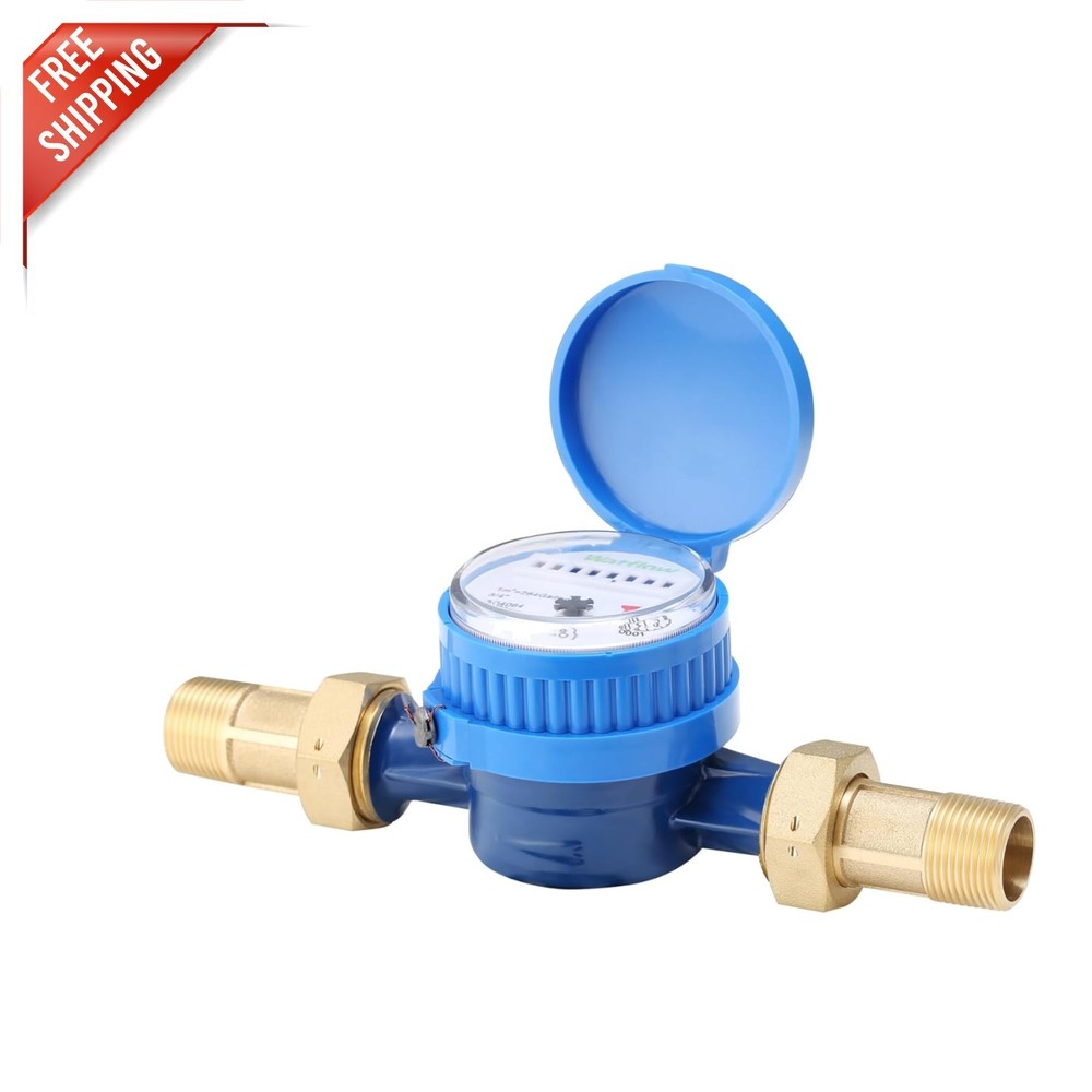 DN20 3/4" NPT Water Meter - Corrosion-Resistant with  Certification