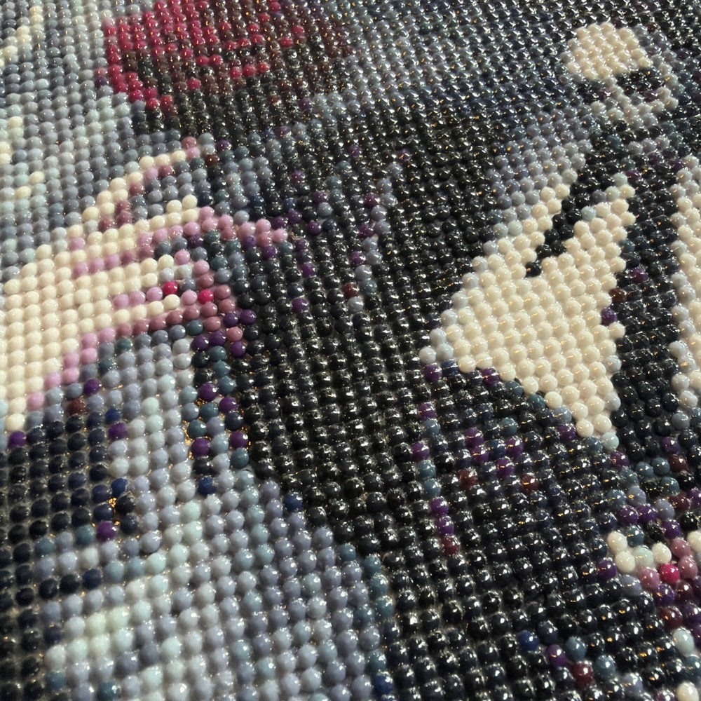 completed goth diamond painting finished SEALED