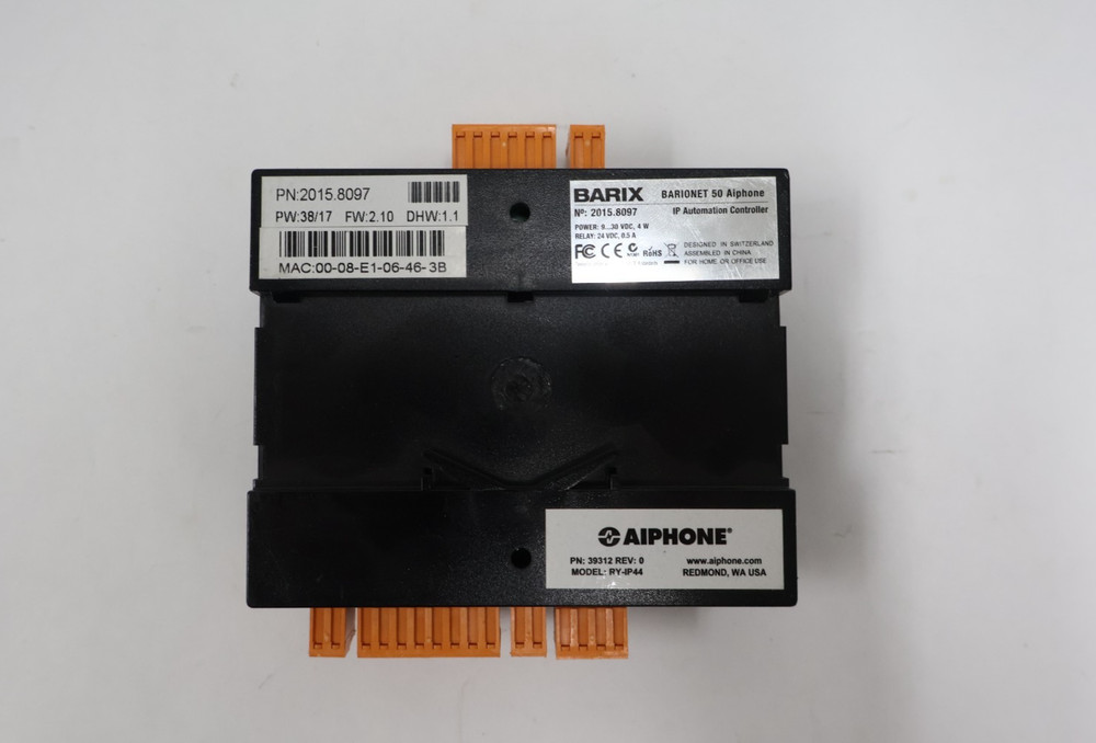Aiphone Barix RY-IP44 Barionet 50 Intercom Input Output Network Relay Adapter