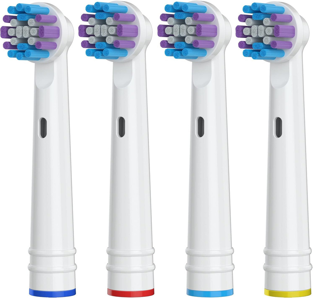 Replacement Toothbrush Heads for Oral-B, 4 Pack Replacement Heads Compatible wit