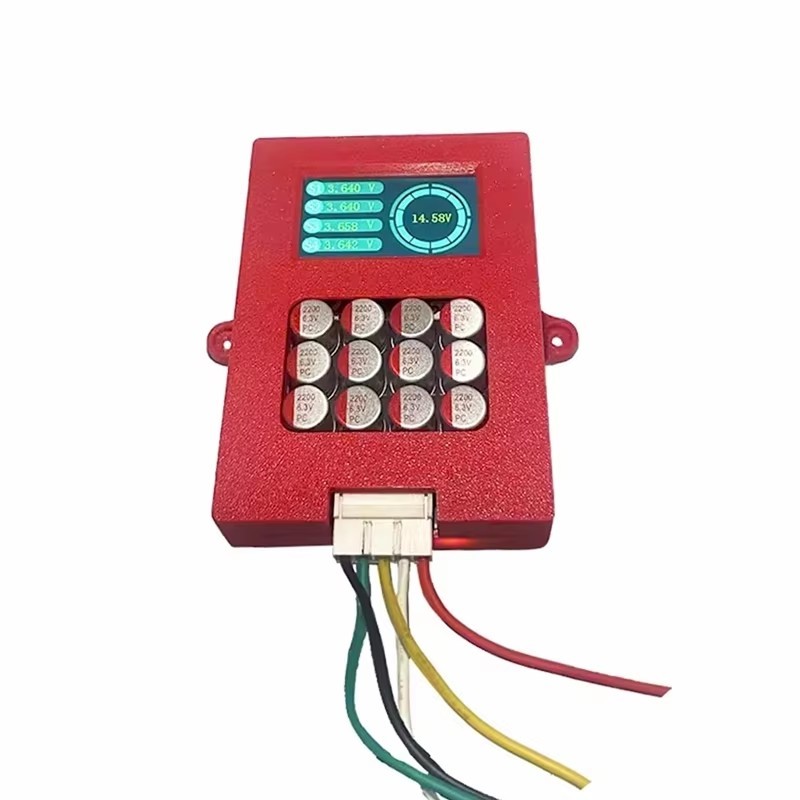 4S 5A Active Balancer LiFePo4 Li-ion Battery Pack Equalizer with Voltage display