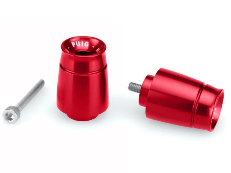 Puig Red Sport Bar Ends Kawasaki Versys 650 Tourer 2015-2022