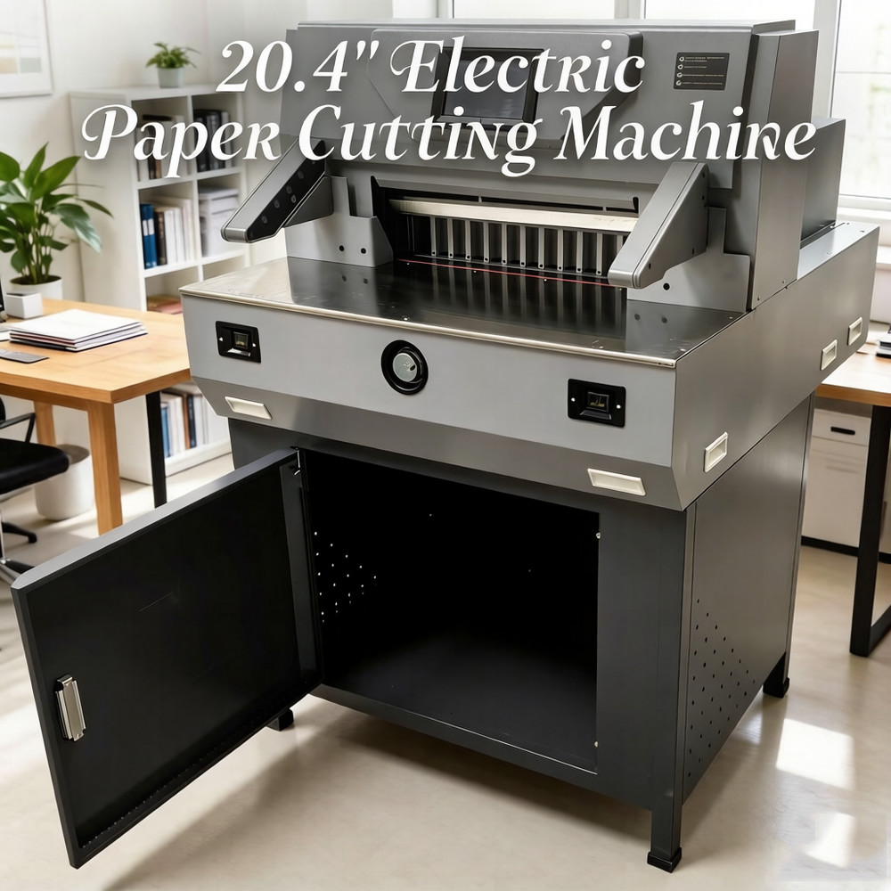 Automatic 20.4" Heavy-Duty Paper Cutting Machine Digital Program Control Trimmer