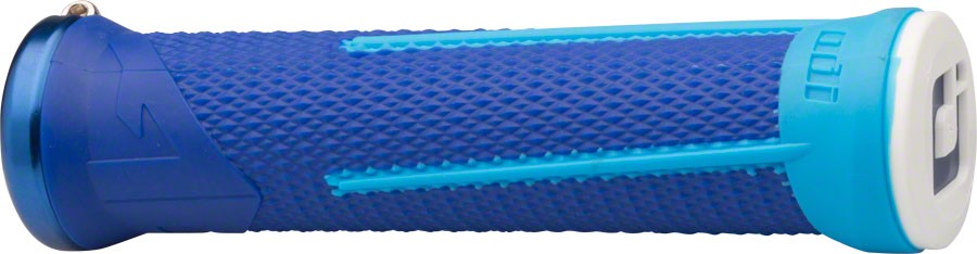 ODI AG-1 Aaron Gwin Single Lock On Blue/Blue 135mm
