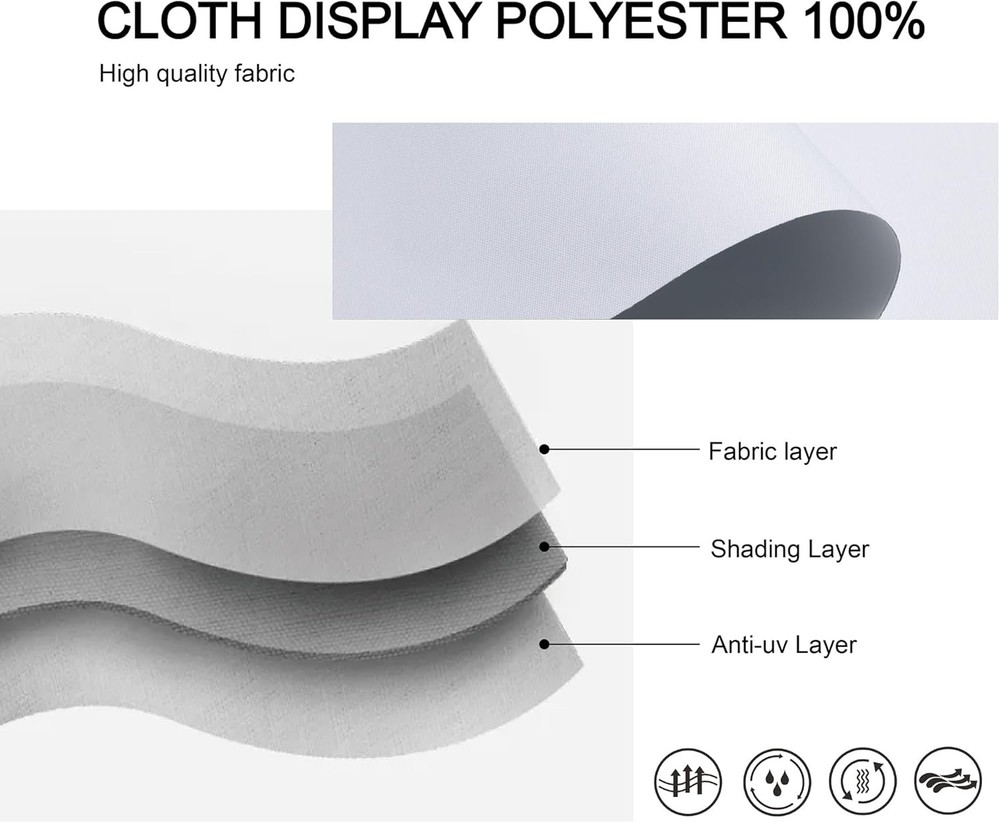 Cordless Roller Shades 100% Blackout Blinds for Windows and Doors, Pull Down ...