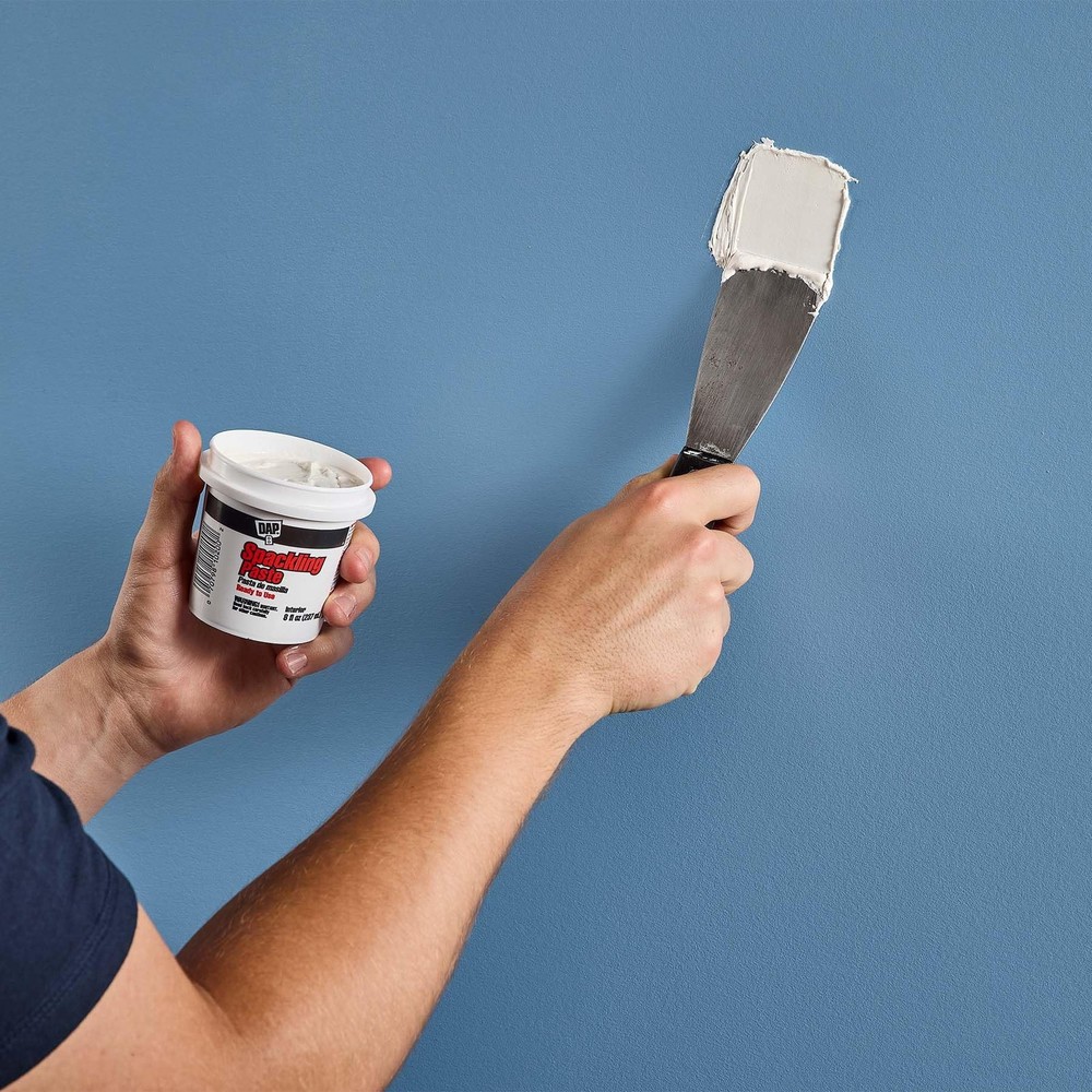 DAP Spackling Paste, White, 8 Oz (7079810200) 1/2 Pint, White