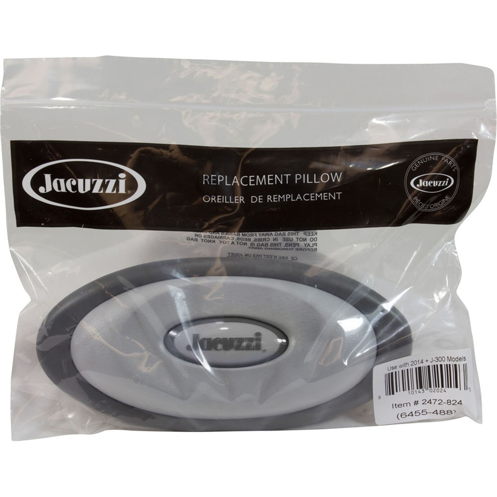 2472-824 Pillow, Jacuzzi/Sundance, J-300 Insert, 2014+ Gray