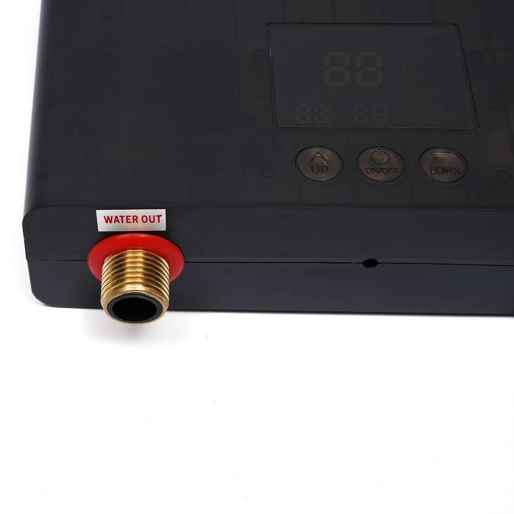 110V Electric Tankless Home Hot Water Heater Whole House Instant Heating 3000W