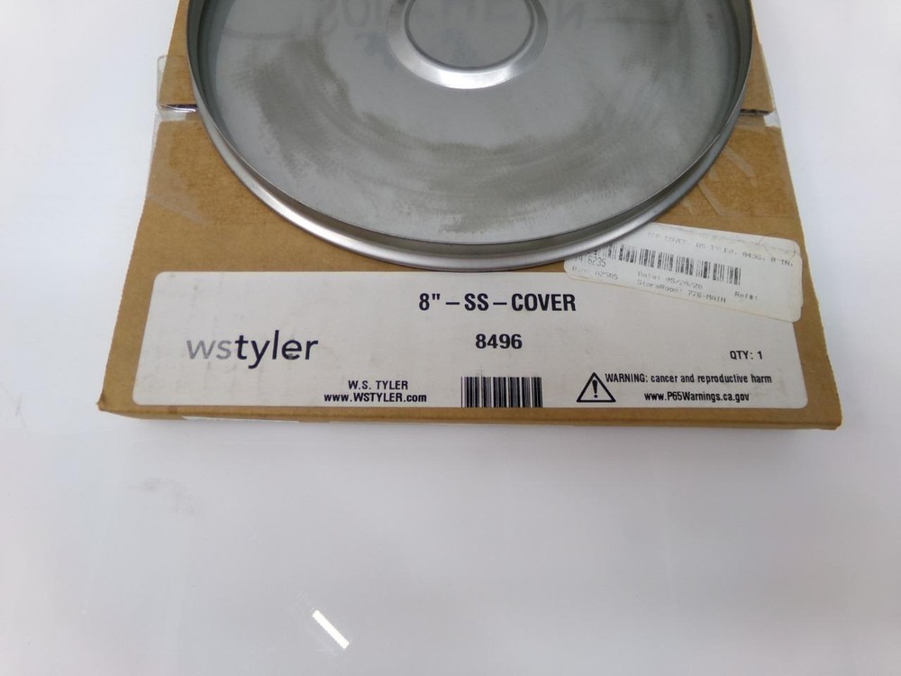 WS Tyler 8496 8"-SS-COVER