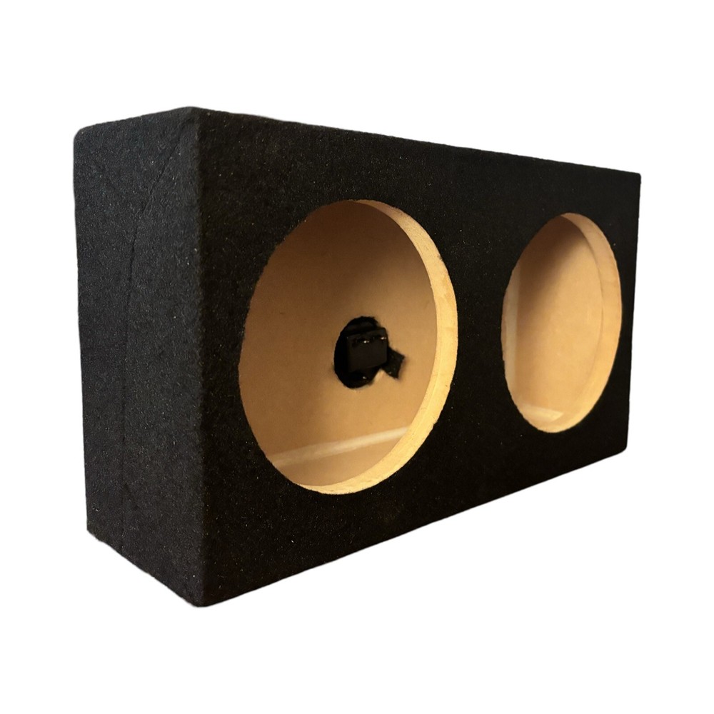 8" Dual Sealed Speaker 8” Enclosure Box- Black