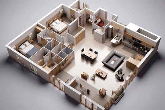 Design 3D Floor Plan Model Design