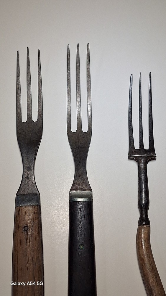 Antique 3 Prong Dinner Forks