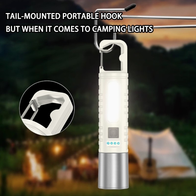 LED Flashlights Adjustable Brightness Level Waterproofs Resizable Design