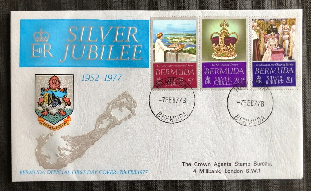 Bermuda 1977 Queen's Silver Jubilee First Day Cover