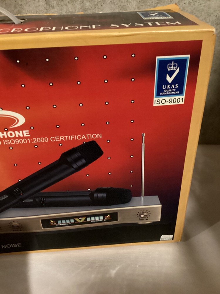 Sherman SWM-2300 Wireless Microphone System with 2 Handheld Microphone