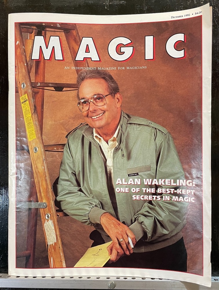 Alan Wakeling Magic Magicians Magazine Volume Two Number Two Dec 1992