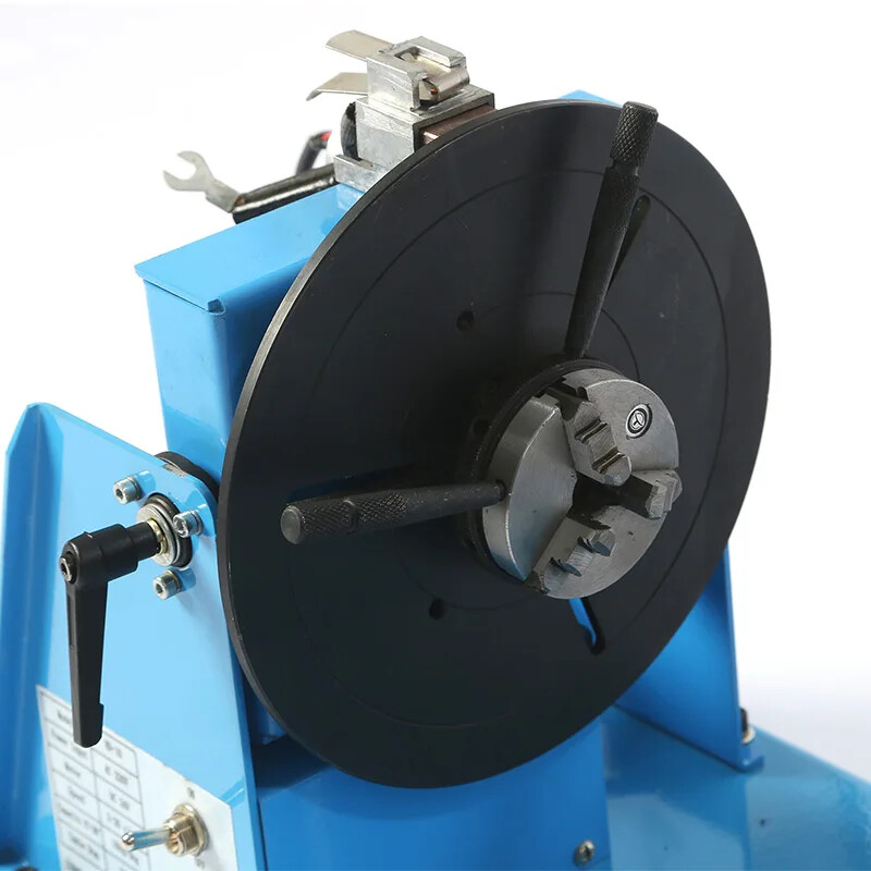 Compact Welding Positioner Combined Automatic Welding Turntable HD-10 220V