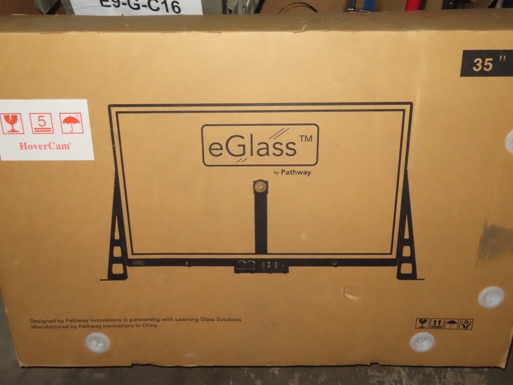 Zoom Lightboard-  eglass by Pathway 35" transparent writing glass