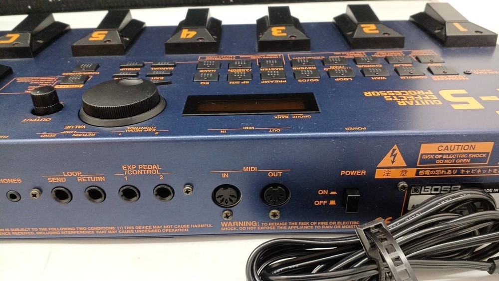 BOSS GT-5 Multi Effects Guitar Processor Pedal MIJ Tested Working Used Good