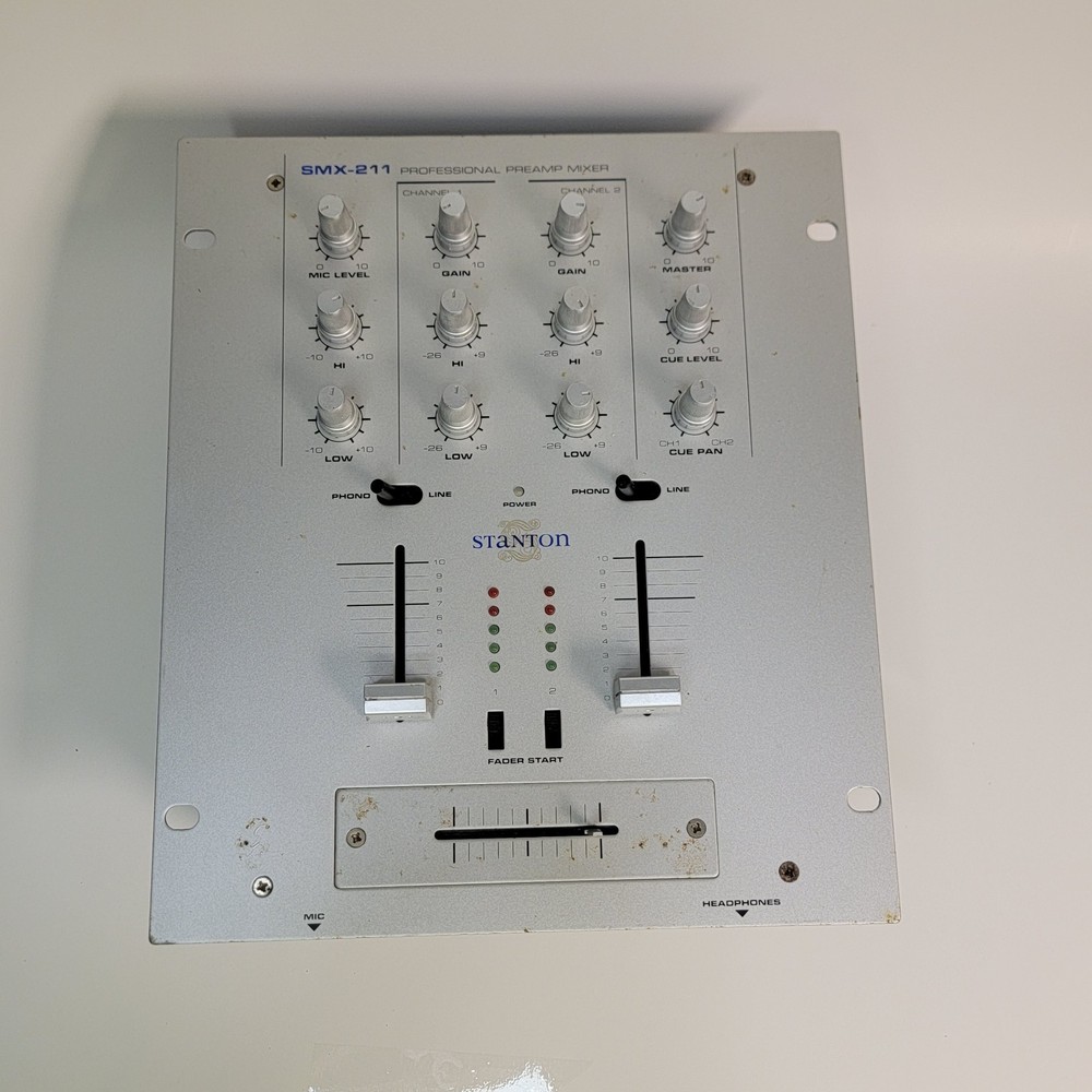 Stanton DJ  SMX-211 Professional Preamp Mixer Tested