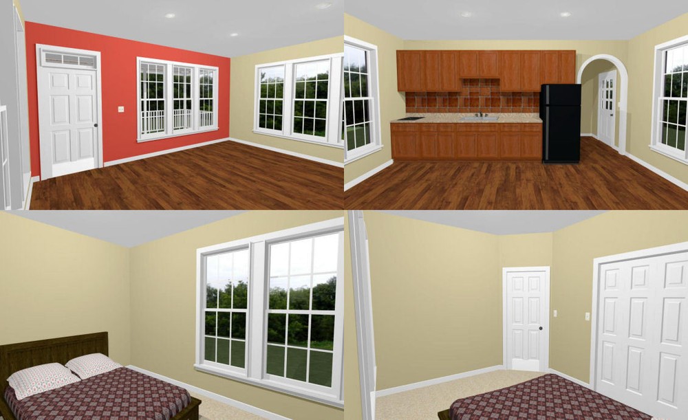 18x30 Tiny House -- 540 sq ft -- PDF Floor Plan - Model 5D