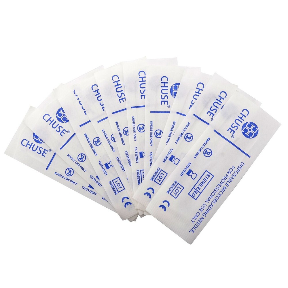 CHUSE Microblading Needles Permanent Makeup Eyebrow Tattoo Blade 0.18/0.2/0.25mm