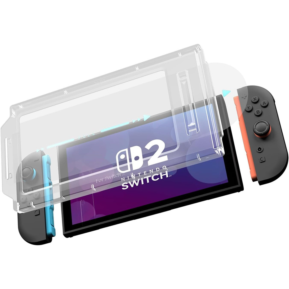 GeekShare Switch 2 Screen Protector, Dust-Free Alignment Frame,9H Tempered Film
