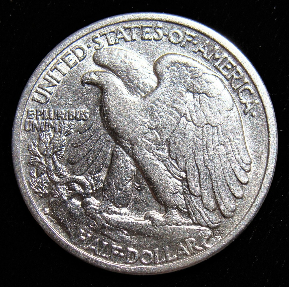 1933-S 50C Walking Liberty Half Dollar.