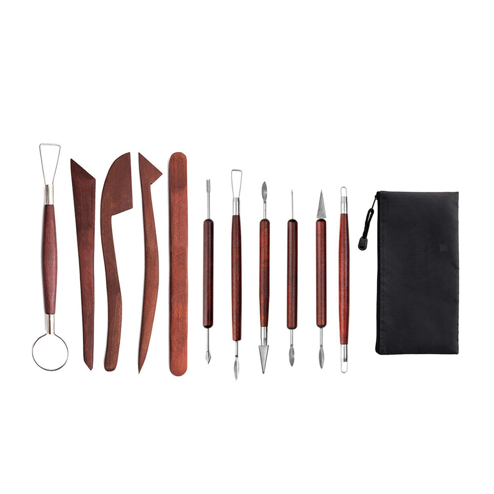 12x Clay Sculpting Wax Carving Pottery Tools Modeling assorted pottery Tools