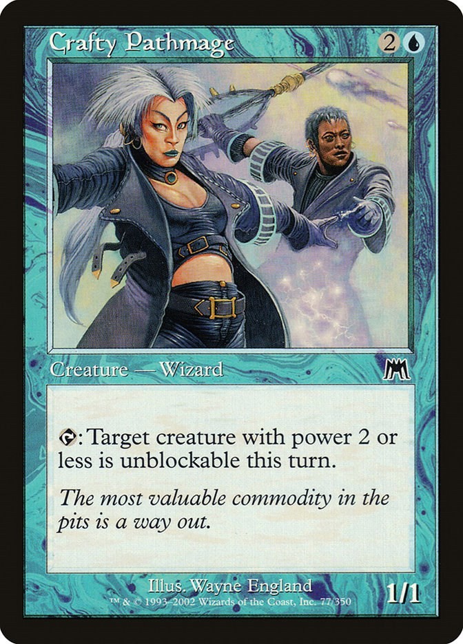 Crafty Pathmage Onslaught 77 MTG MP