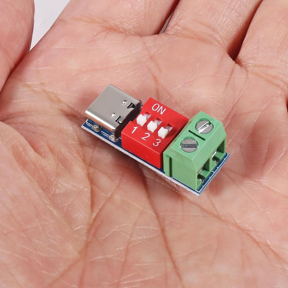 UMLIFE 2PCS USB-C PD Trigger Board Module PD/QC Decoy Fast Charge