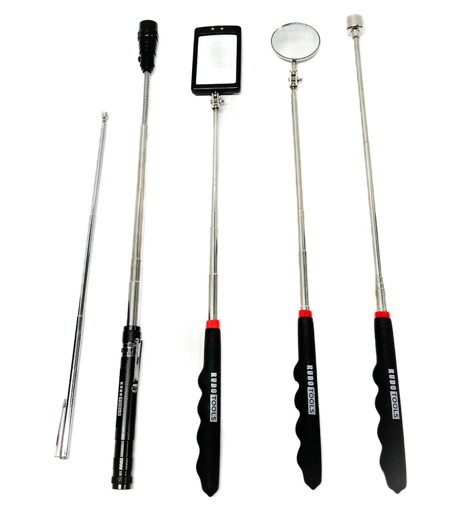 5 pcs Magnetic Telescoping Pickup Tool w Bag