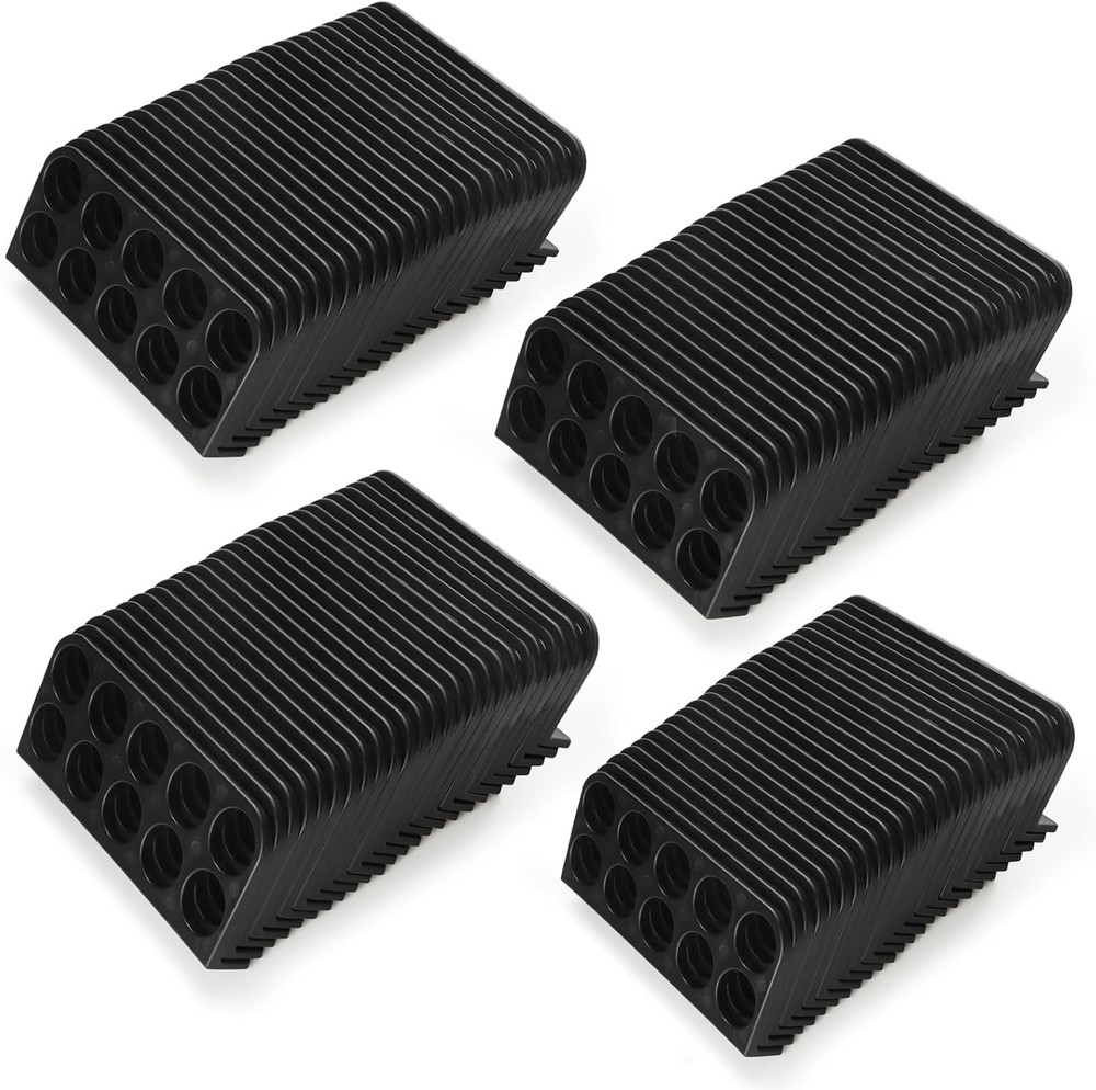 100Pack Cable Chase Wire Bracket, Cable Support Wire Bracket 100 Pack Black