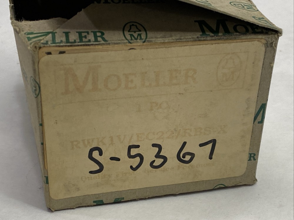 Moeller S-5367 2-Position Selector Switch Assembly Left / Right Black