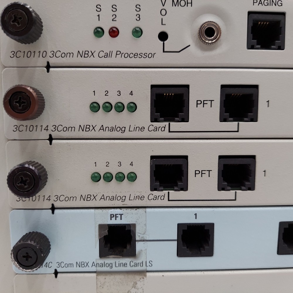 3COM NBX 100 COMMUNICATION SYSTEM - NO HDD