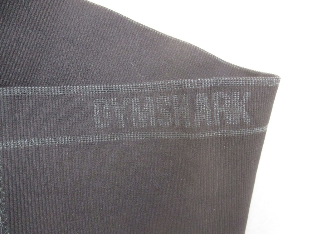 GYMSHARK Size S Womens BLK Pull On Stretch Waist Compression Baselayer Pants 305