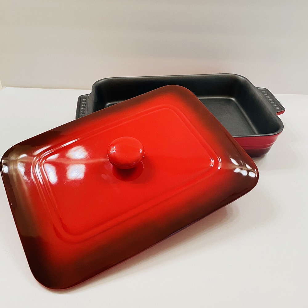 Parini Cookware Rectangle Baker Non-stick Ceramic Bakeware Dish NEW