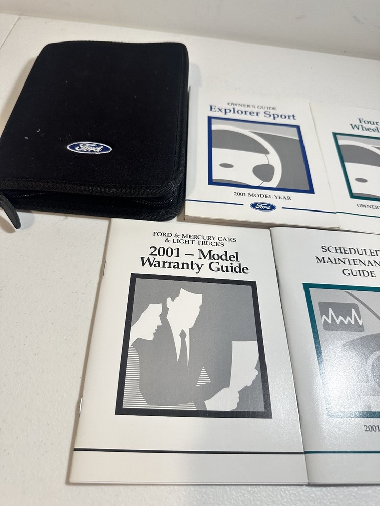 2001 Ford Explorer Sport Owner's Manual Set