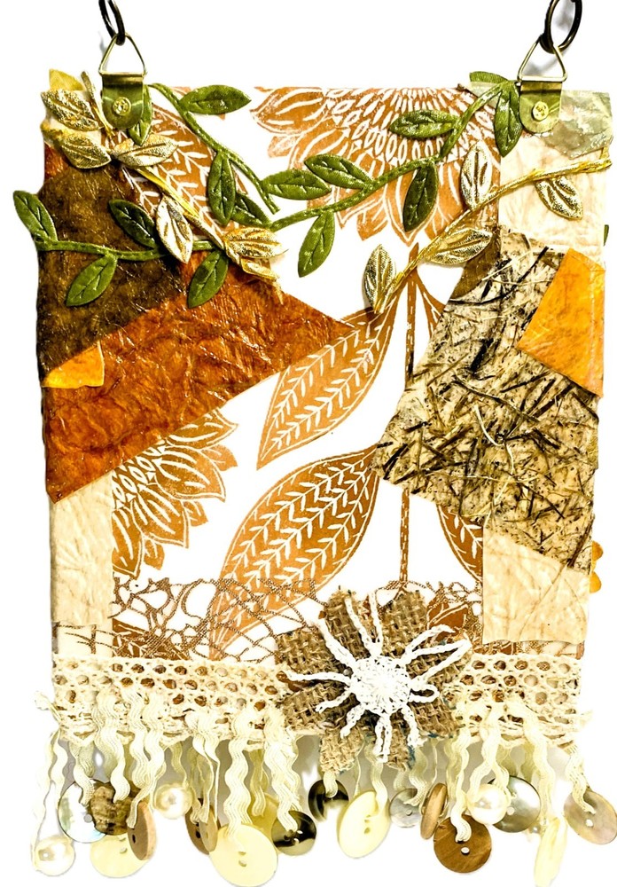 Unique Mixed Media Hanging Art Boards