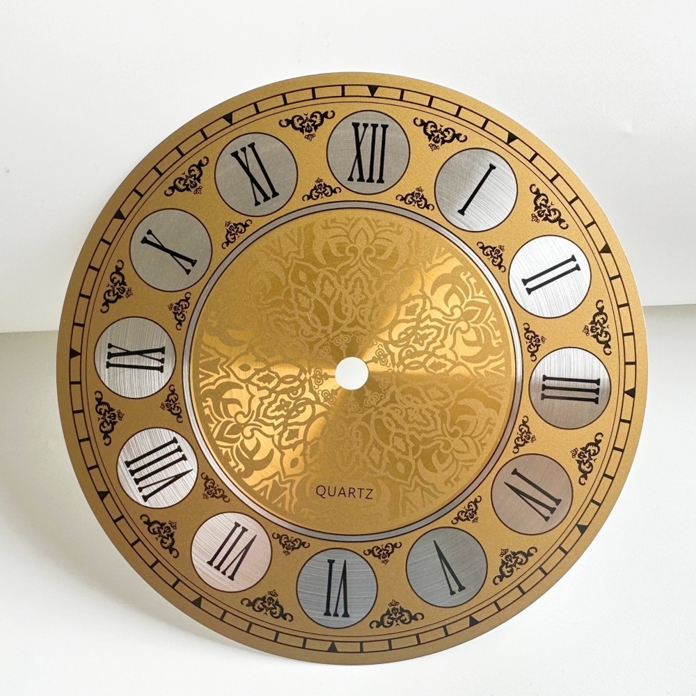 Home Improvement Aluminium Clock Face Stylish Design Advanced Appearance