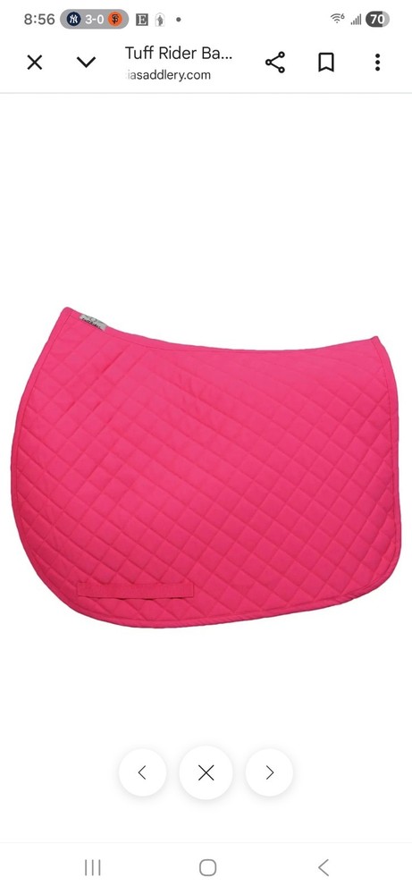 TuffRider Basic Dressage Saddle Pad