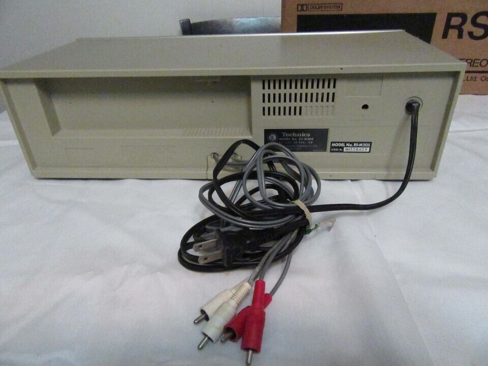 Technics Cassette Deck RS-M205 Made in Japan with Original Box
