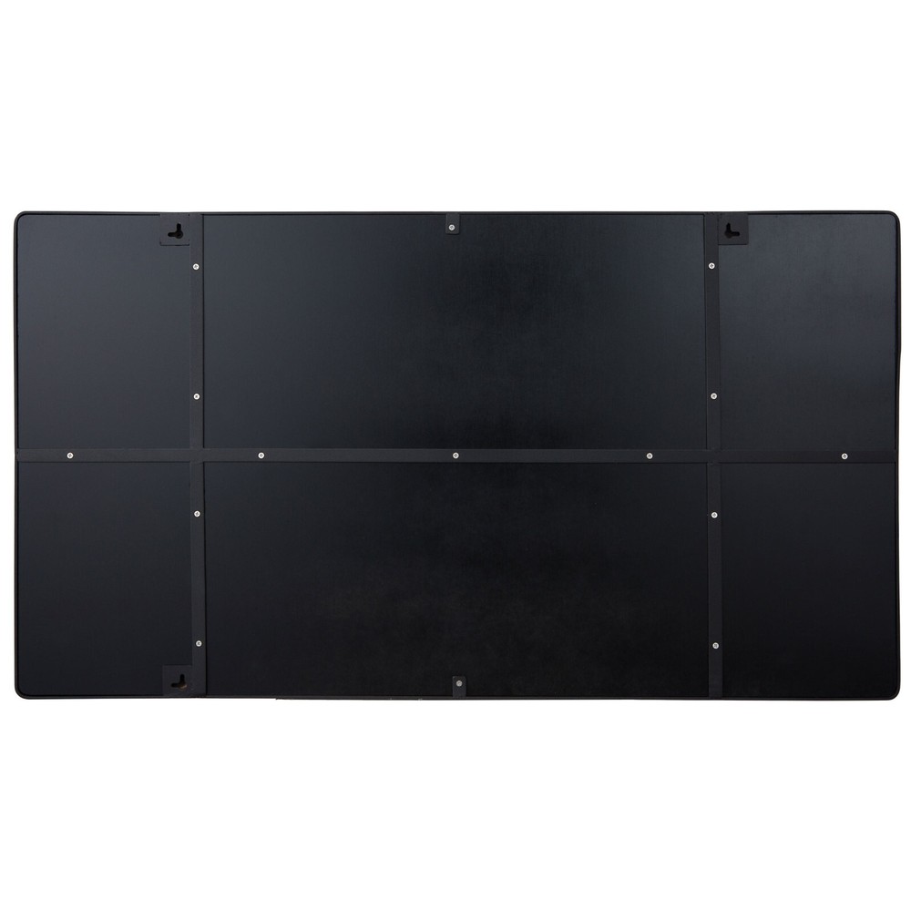 Varaluz 4DMI0107 Kye 40" x 22" Rectangular Flat Metal Framed - Black