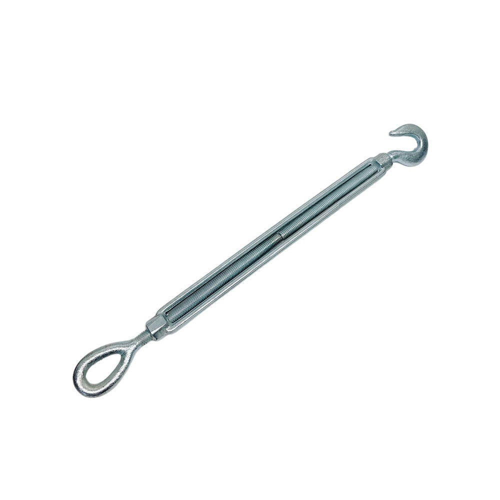 1/2" x 12" Turnbuckle HOOK EYE Pulley Galvanized Drop Forge 1500 Lb Capacity 4PC